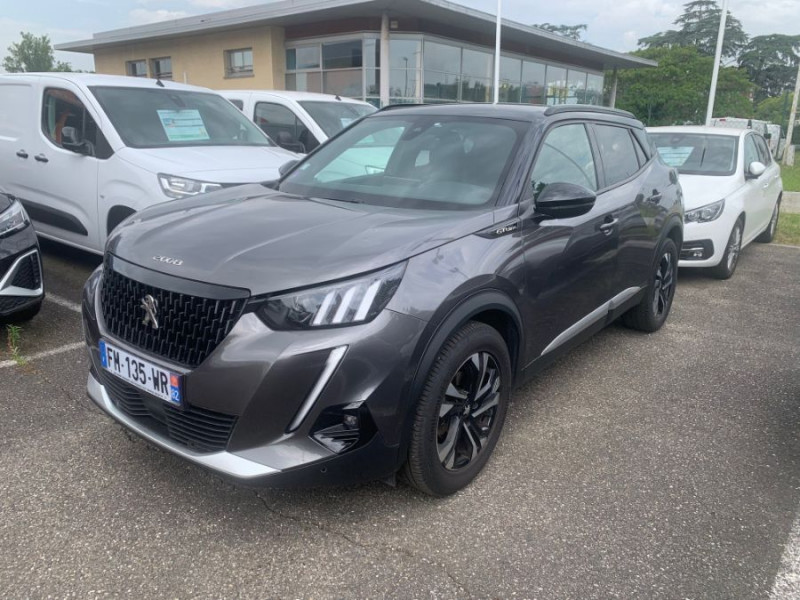 Peugeot 2008 II 1.2 PureTech 130 BVM6 GT LINE ESSENCE GRIS PLATINIUM/TOIT NOIR Occasion à vendre