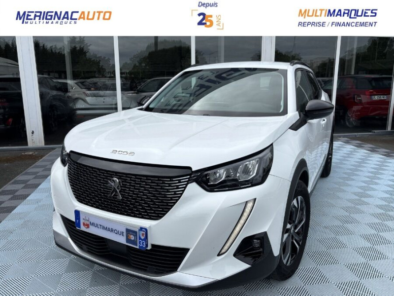 Peugeot 2008 II 1.5 BlueHDi 130 EAT8 ALLURE PACK GPS Camera DIESEL BLANC BANQUISE Occasion à vendre