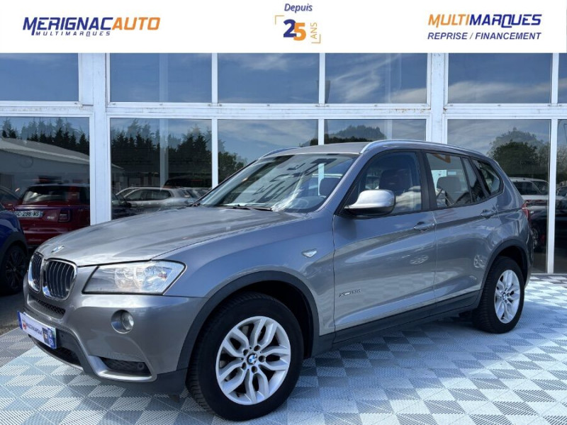 Bmw X3 XDrive 20DA 184 BVA GPS CUIR Sport DIESEL GRIS MÉTAL Occasion à vendre