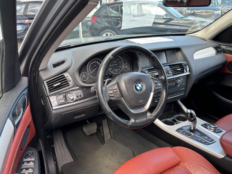 Photo 4 de l'offre de BMW X3 XDrive 20DA 184 BVA GPS CUIR Sport à 16950€ chez Mérignac auto