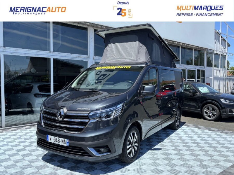 Renault TRAFIC VAN ANTILOPE VAN Aménagé FLEX5 2.0 DCi 150 EDC L1 5PL Attel+Pte Vélo Tout Equipé DISPO DIESEL GRIS COMETE Neuf à vendre