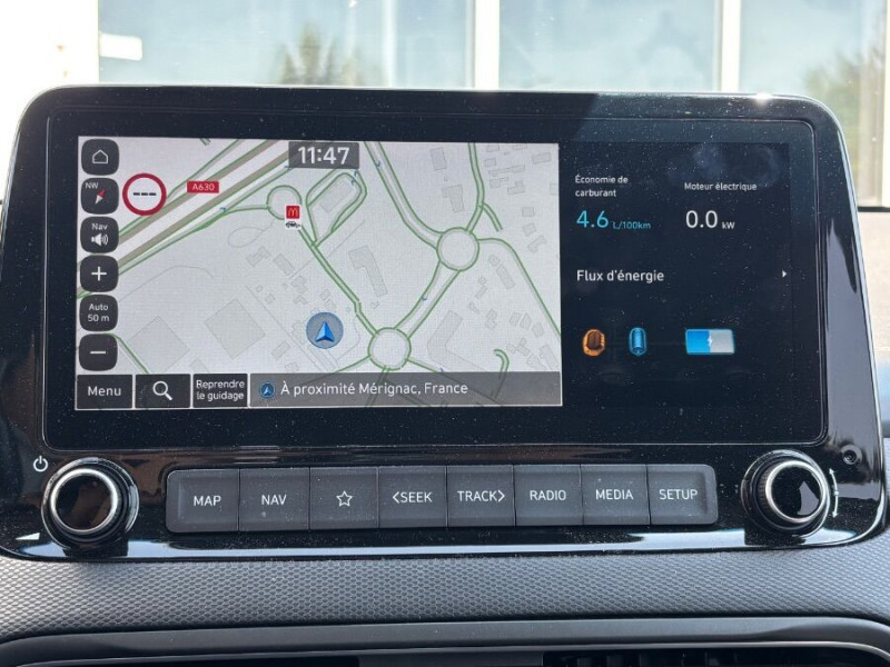 Photo 6 de l'offre de HYUNDAI KONA 1.6 HYBRID 141DCT-6 EXECUTIVE CUIR SE Camera JA18 à 20950€ chez Mérignac auto
