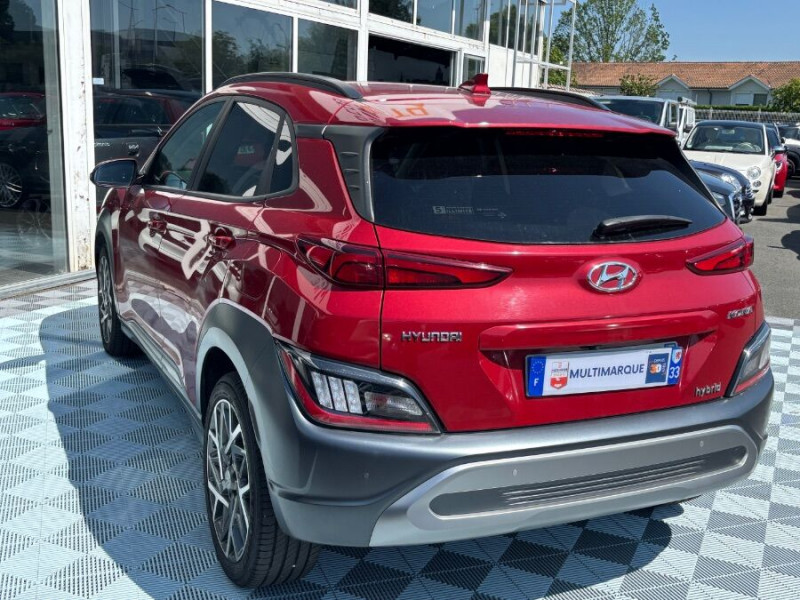 Photo 11 de l'offre de HYUNDAI KONA 1.6 HYBRID 141DCT-6 EXECUTIVE CUIR SE Camera JA18 à 20950€ chez Mérignac auto