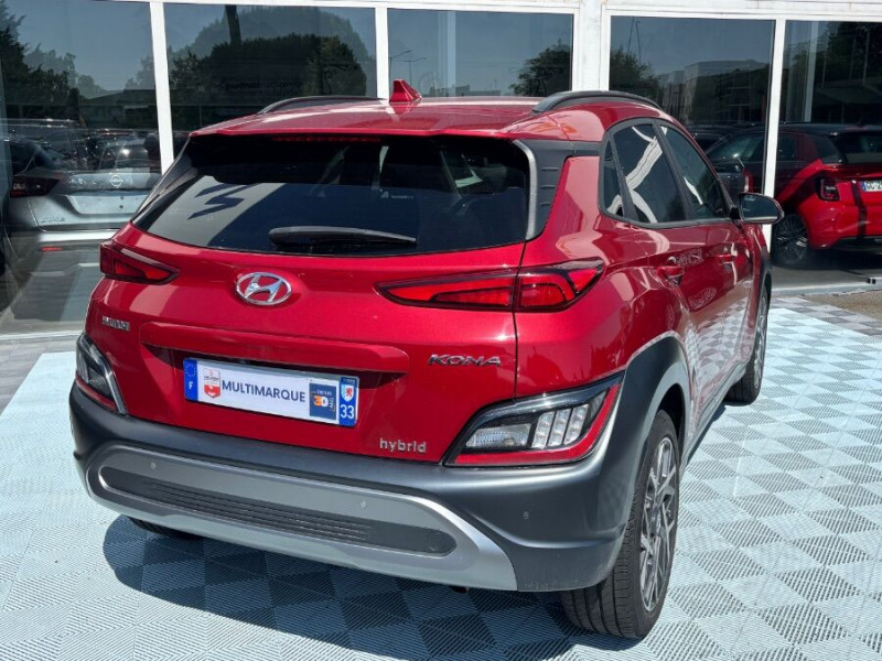 Photo 3 de l'offre de HYUNDAI KONA 1.6 HYBRID 141DCT-6 EXECUTIVE CUIR SE Camera JA18 à 20950€ chez Mérignac auto