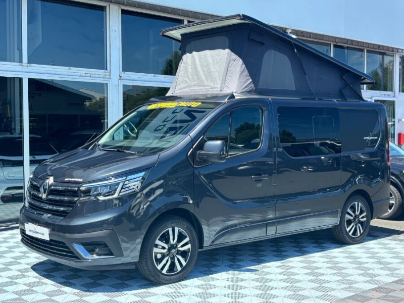Renault TRAFIC VAN ANTILOPE VAN Aménagé FLEX PLUS 2.0 DCi 130 BVM6 L1 JA16 Attel+Pte Vélo DISPO DIESEL GRIS COMETE Neuf à vendre