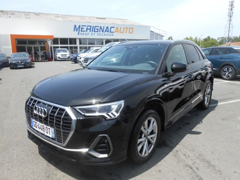 Photo 1 de l'offre de AUDI Q3 35 TFSI 150 BVM6 S LINE Camera Hayon EL. 1ère Main à 28950€ chez Mérignac auto