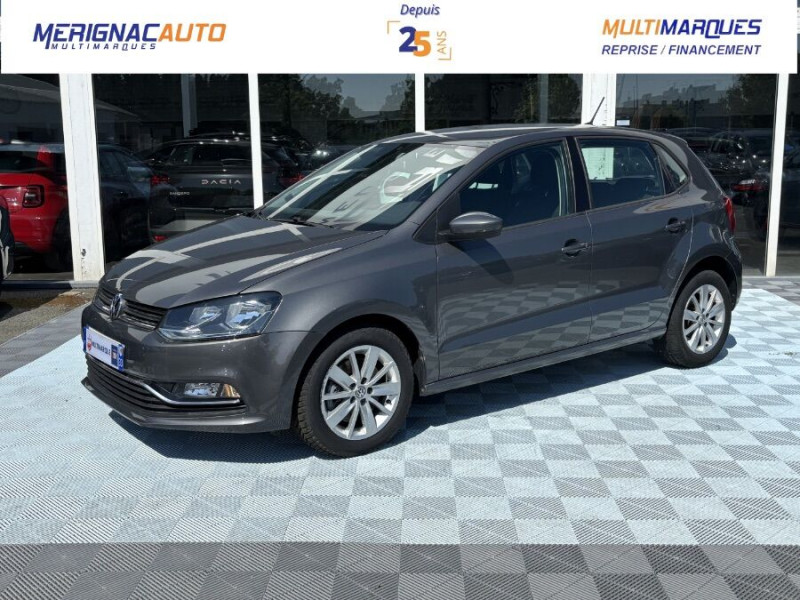 Photo 1 de l'offre de VOLKSWAGEN POLO V 1.2 TSI 110 BVM6 CARAT GPS Radars App Connect à 12950€ chez Mérignac auto