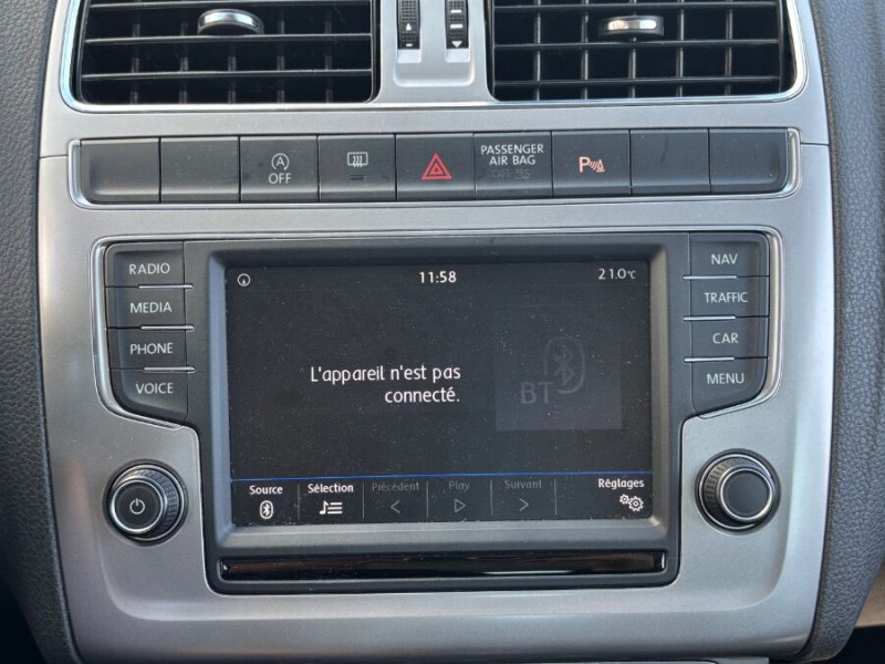 Photo 21 de l'offre de VOLKSWAGEN POLO V 1.2 TSI 110 BVM6 CARAT GPS Radars App Connect à 12950€ chez Mérignac auto