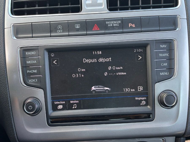 Photo 23 de l'offre de VOLKSWAGEN POLO V 1.2 TSI 110 BVM6 CARAT GPS Radars App Connect à 12950€ chez Mérignac auto