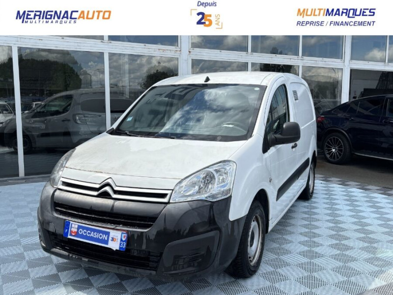 Photo 1 de l'offre de CITROEN BERLINGO FOURGON 1.6 BlueHDi 100 ETG6 CLUB GPS Casiers 10750 .H.T. à 10750€ chez Mérignac auto