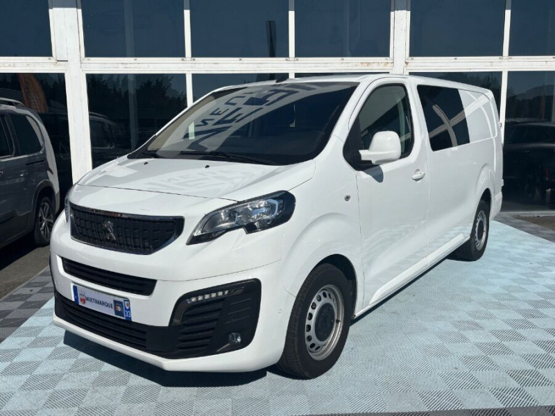 Photo 1 de l'offre de PEUGEOT EXPERT FOURGON LONG DC L3 2.0 BlueHDi 120 EAT8 ASPHALT 6PL GPS Attel. 23490.H.T. à 23490€ chez Mérignac auto