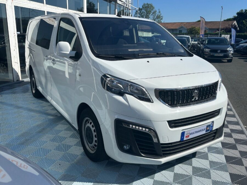 Photo 2 de l'offre de PEUGEOT EXPERT FOURGON LONG DC L3 2.0 BlueHDi 120 EAT8 ASPHALT 6PL GPS Attel. 23490.H.T. à 23490€ chez Mérignac auto