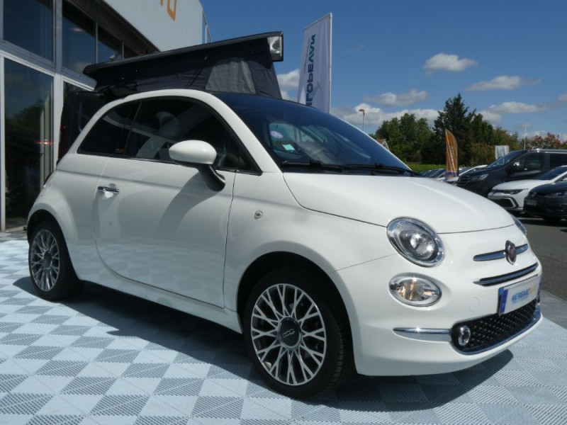 Photo 2 de l'offre de FIAT 500C 1.2 69 Dualogic STAR JA16 CarPlay 7" à 15950€ chez Mérignac auto