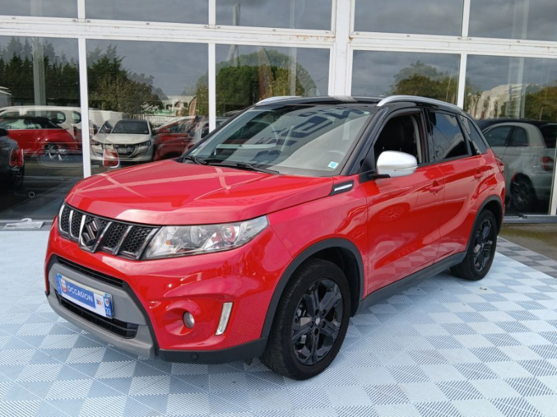 Photo Suzuki VITARA 1.4 BoosterJet 140 BVA6 S ALLGRIP 4WD GPS Camera Key Less Attel. ESSENCE ROUGE TOIT NOIR en vente chez Mérignac auto Suzuki VITARA 1.4 BoosterJet 140 BVA6 S ALLGRIP 4WD GPS Camera Key Less Attel. ESSENCE ROUGE TOIT NOIR Occasion à vendre