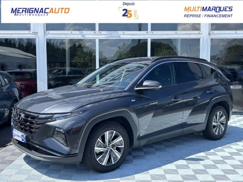 Photo 1 de l'offre de HYUNDAI TUCSON IV 1.6 CRDI 136 DCT-7 HYBRID 48V 2WD GPS BVA avec Boutons à 28490€ chez Mérignac auto