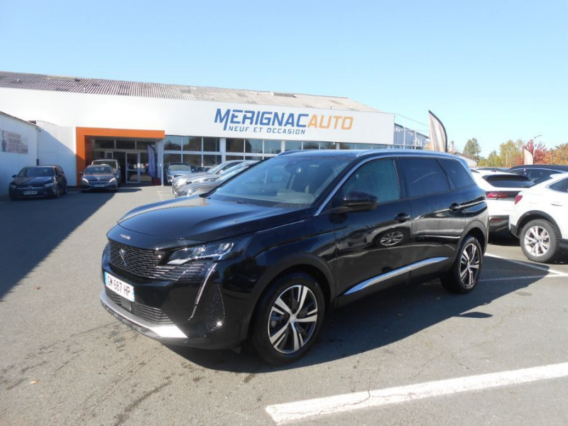 Peugeot 5008 II 1.5 BlueHDi 130 EAT8 ALLURE PACK 1ère Main DIESEL NOIR PERLE MÉTAL Occasion à vendre
