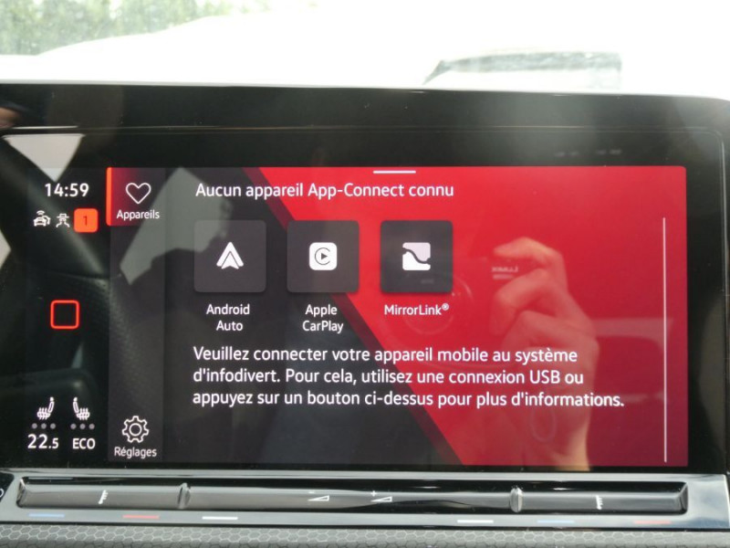 Photo 8 de l'offre de VOLKSWAGEN GOLF VIII 1.4 HYBRID 245 GTE GPS ACC SC AB.10LED 1ère Main à 28950€ chez Mérignac auto