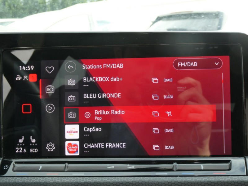 Photo 20 de l'offre de VOLKSWAGEN GOLF VIII 1.4 HYBRID 245 GTE GPS ACC SC AB.10LED 1ère Main à 28950€ chez Mérignac auto