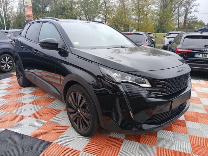Peugeot 3008 II (2) 1.5 BlueHDi 130 EAT8 GT Black Pack JA19 Hayon EL. DIESEL NOIR PERLE MÉTAL Occasion à vendre