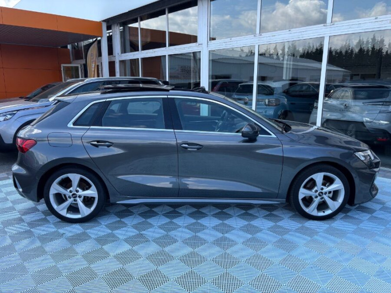 Photo 11 de l'offre de AUDI A3 SPORTBACK SPORTBACK New IV 35 TDI 150 S Tronic 7 S LINE Int + Ext. TOIT Ouvrant SC JA18 à 38450€ chez Mérignac auto