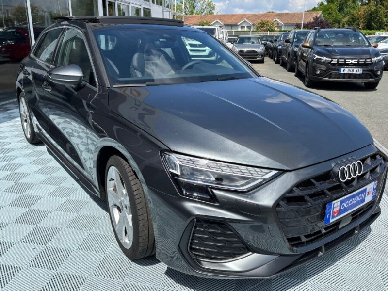 Photo 2 Audi A3 SPORTBACK SPORTBACK New IV 35 TDI 150 S Tronic 7 S LINE Int + Ext. TOIT Ouvrant SC JA18 DIESEL GRIS DAYTONA en vente chez Mérignac auto Photo 2 de l'offre de AUDI A3 SPORTBACK SPORTBACK New IV 35 TDI 150 S Tronic 7 S LINE Int + Ext. TOIT Ouvrant SC JA18 à 38450€ chez Mérignac auto