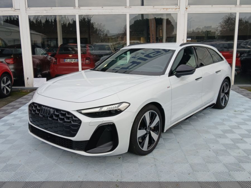 Audi A5 AVANT III 2.0 TDI 204 S Tronic 7 S LINE Pack Tech Plus Matrix 2 Ecrans DIESEL BLANC GLACIER MÉTAL Occasion à vendre