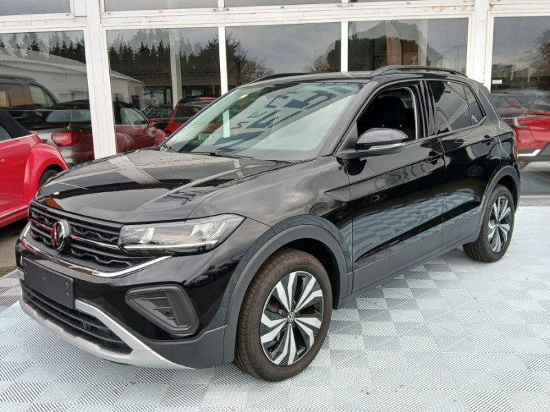Volkswagen T-CROSS 1.0 TSI 116 DSG7 PACK JA17 08/25 Key Less Camera Radars RER Privacy Glass ESSENCE NOIR INTENSE NACRE Occasion à vendre