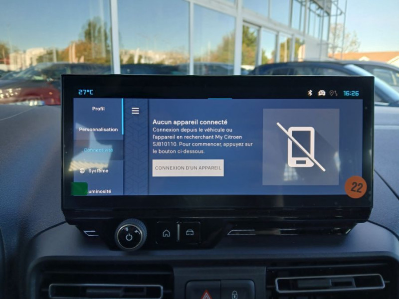 Photo 23 de l'offre de CITROEN BERLINGO 1.5 BlueHDi 130 EAT8 N1 PACK ADML Camera Induction 3 Sièges Arr. à 28450€ chez Mérignac auto