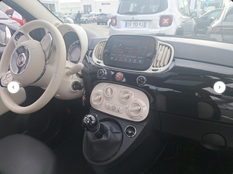 Photo 8 de l'offre de FIAT 500 1.0 70 BVM6 HYBRID DOLCEVITA Toit Pano CarPlay 7" à 13970€ chez Mérignac auto