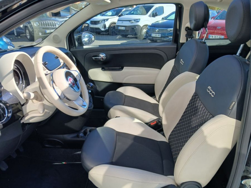 Photo 16 de l'offre de FIAT 500C 1.0 70 BVM6 HYBRID DOLCEVITA GPS JA16 CLIM Auto 1ère Main à 14750€ chez Mérignac auto