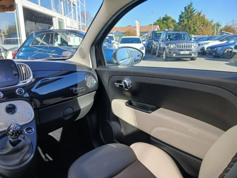 Photo 32 de l'offre de FIAT 500C 1.0 70 BVM6 HYBRID DOLCEVITA GPS JA16 CLIM Auto 1ère Main à 14750€ chez Mérignac auto