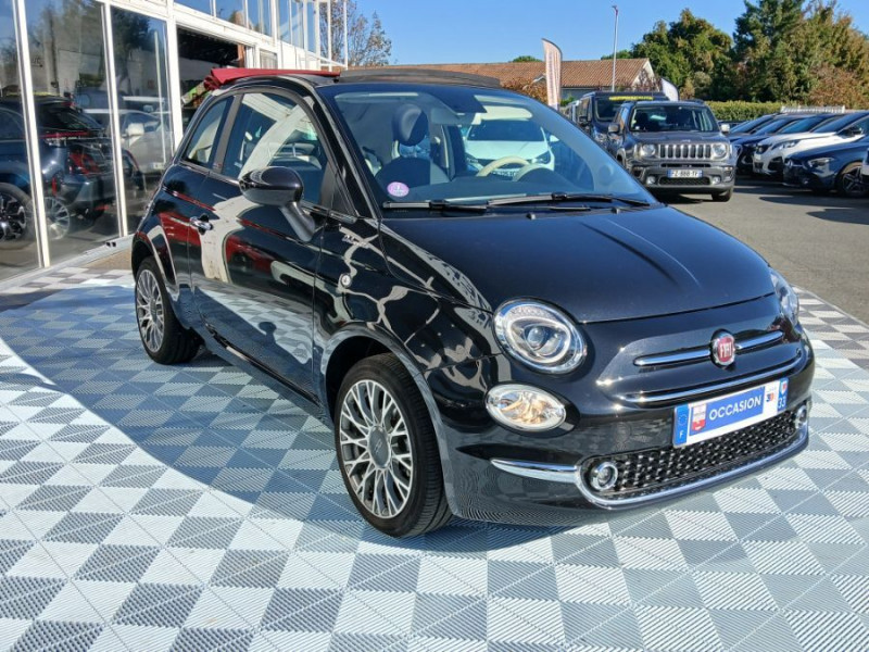 Photo 2 de l'offre de FIAT 500C 1.0 70 BVM6 HYBRID DOLCEVITA GPS JA16 CLIM Auto 1ère Main à 14750€ chez Mérignac auto