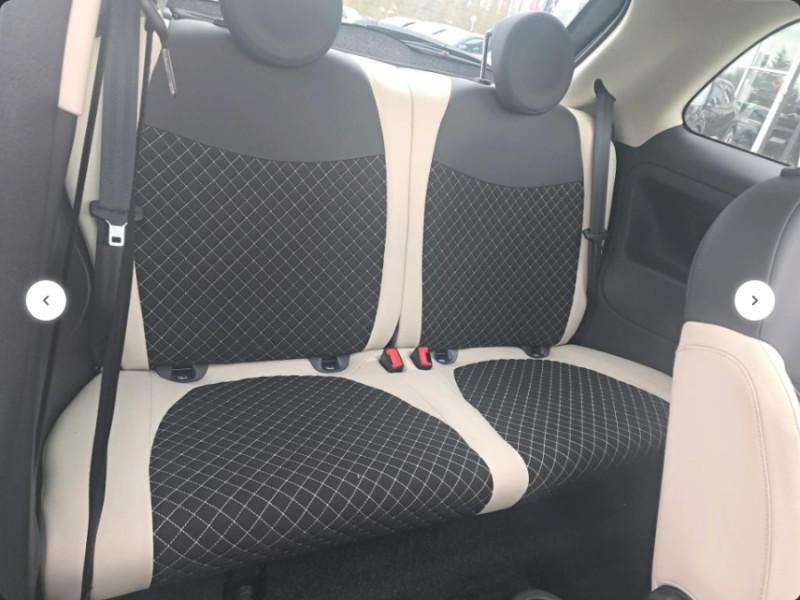 Photo 10 de l'offre de FIAT 500 1.0 70 BVM6 HYBRID DOLCEVITA Toit Pano CarPlay 7" à 13970€ chez Mérignac auto