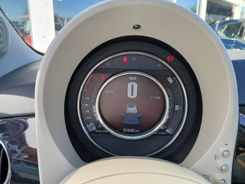 Photo 21 de l'offre de FIAT 500C 1.0 70 BVM6 HYBRID DOLCEVITA GPS JA16 CLIM Auto 1ère Main à 14750€ chez Mérignac auto