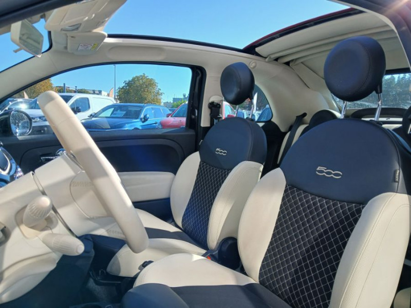 Photo 15 de l'offre de FIAT 500C 1.0 70 BVM6 HYBRID DOLCEVITA GPS JA16 CLIM Auto 1ère Main à 14750€ chez Mérignac auto