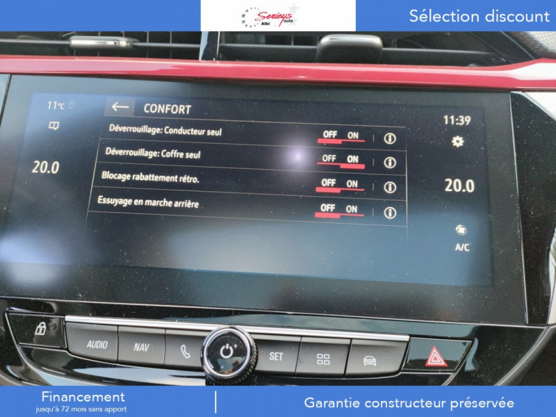Photo 22 de l'offre de OPEL CORSA GS Line 1.2 Turbo 130 EAT8 CUIR+T-PANO à 22880€ chez Garage Serieys Auto