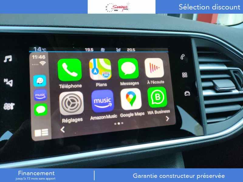 Photo 5 de l'offre de PEUGEOT 308 Active Pack BlueHDi 130 GPS+CAMERA AR à 21680€ chez Garage Serieys Auto