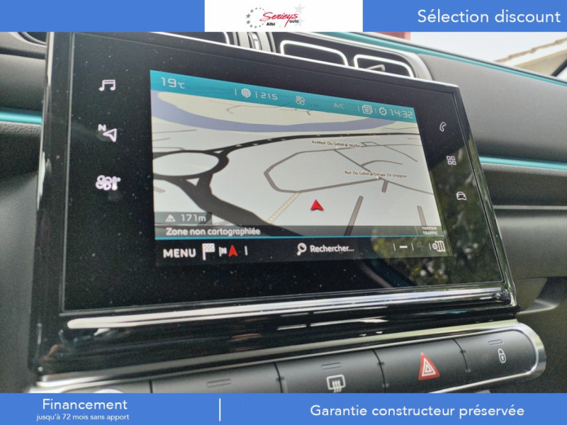 Photo 22 de l'offre de CITROEN C3 Feel Pack BlueHDI 100 GPS+Radar AR à 19190€ chez Garage Serieys Auto
