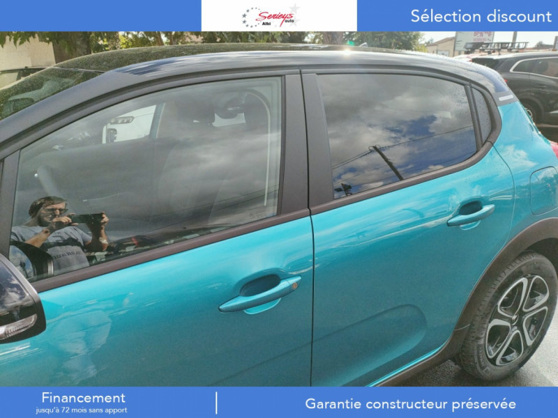 Photo 8 de l'offre de CITROEN C3 Feel Pack BlueHDI 100 GPS+Radar AR à 19190€ chez Garage Serieys Auto