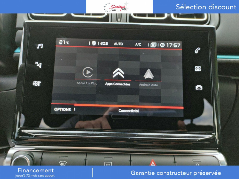Photo 24 de l'offre de CITROEN C3 Feel Pack BlueHDI 100 BVM6 GPS+Radar AR à 18980€ chez Garage Serieys Auto