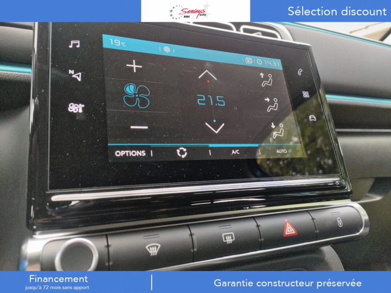 Photo 2 de l'offre de CITROEN C3 Feel Pack BlueHDI 100 GPS+Radar AR à 19190€ chez Garage Serieys Auto