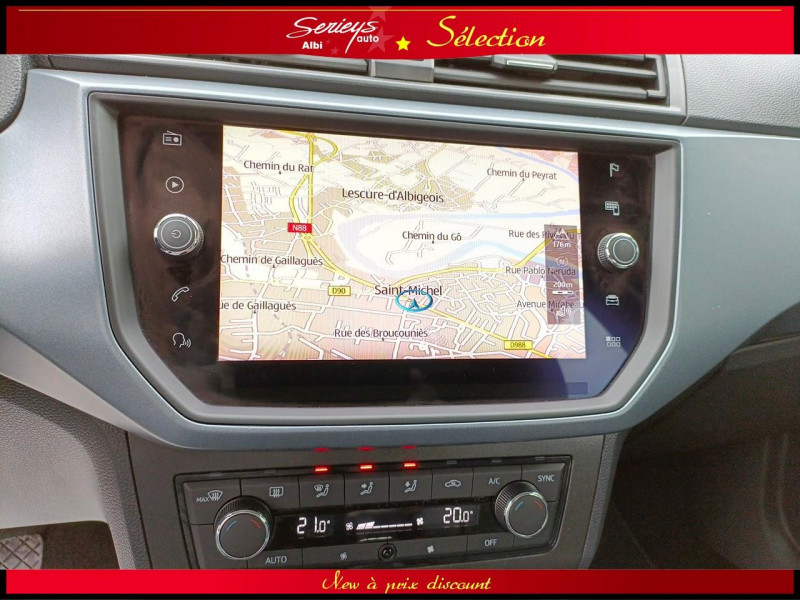 Photo 3 de l'offre de SEAT ARONA 1.0 EcoTSI 95 XCELLENCE GPS à 16380€ chez Garage Serieys Auto