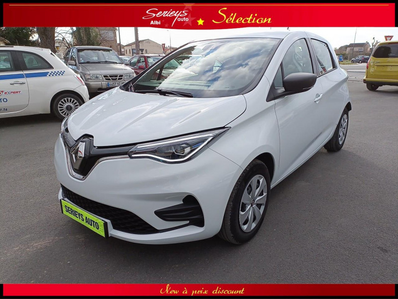 Renault ZOE LIFE R110 52 KW EASY LINK7 + CABLE WALLBOX ELECTRIQUE BLANC Occasion à vendre