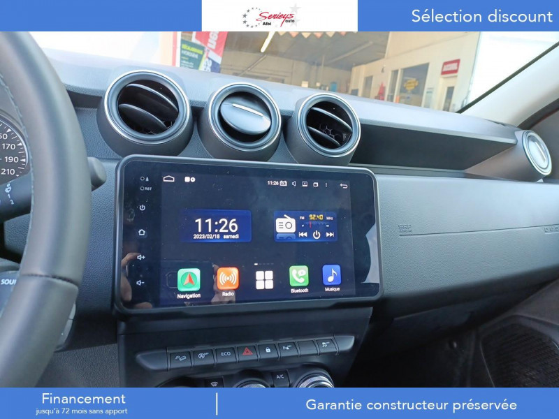Photo 4 de l'offre de DACIA DUSTER 1.5 BluedCi 115 JOURNEY PLUS 4X4 ANGLE MORT 4 PNEU NEIGE à 26480€ chez Garage Serieys Auto