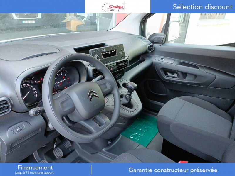 Photo 11 de l'offre de CITROEN BERLINGO CLUB 1.5 BLUEHDI 100 M BVM6 ATTELAGE à 24180€ chez Garage Serieys Auto