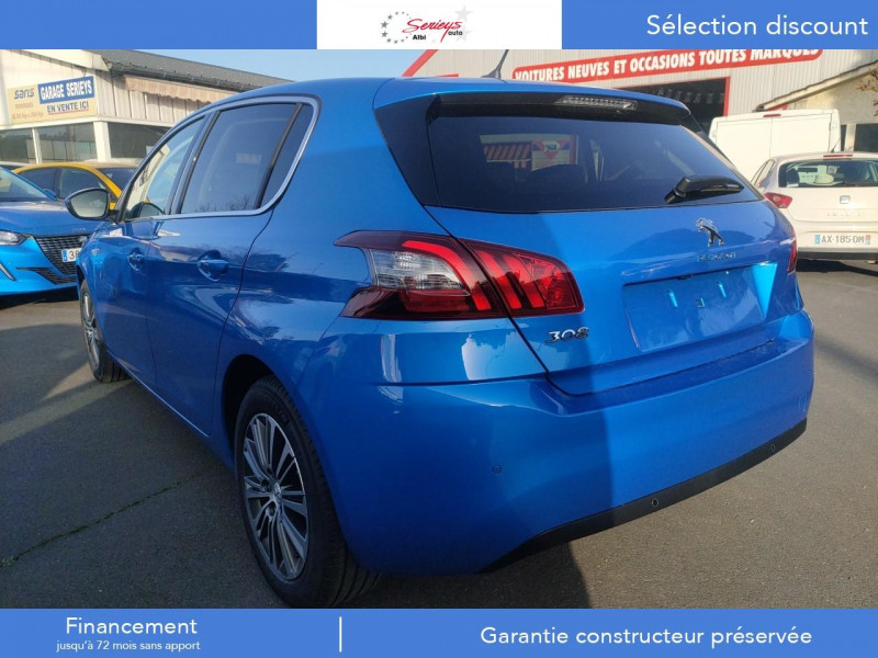 Photo 6 de l'offre de PEUGEOT 308 ALLURE PACK 1.5 BlueHDi 130  EAT8  PARK ASSIT+FULL LED+JA BITON à 24680€ chez Garage Serieys Auto
