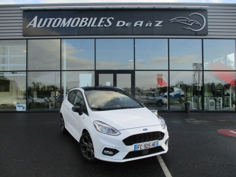 Ford FIESTA 1.0 ECOBOOST 125CH STOP&START ST-LINE 5P Essence BLANC Occasion à vendre