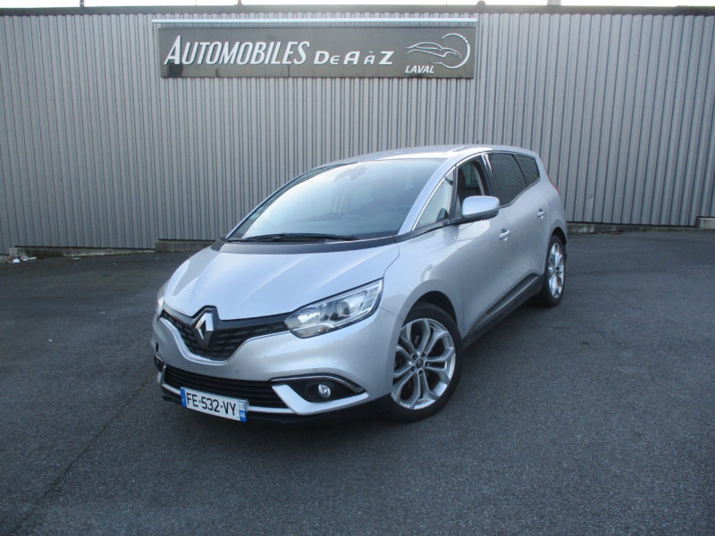 Renault GRAND SCENIC IV 1.7 BLUE DCI 120CH BUSINESS 7 PLACES Diesel GRIS C Occasion à vendre