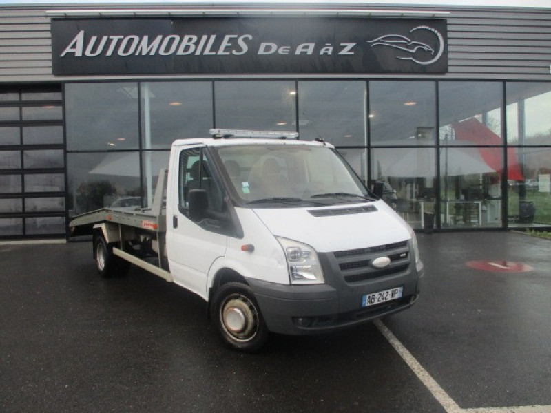 Ford TRANSIT 2.2 TDCI 140CH PORTE VOITURE Diesel BLANC Occasion à vendre