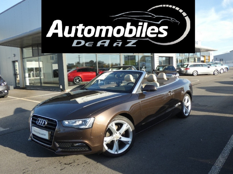 Audi A5 CABRIOLET 3.0 V6 TDI 204CH AVUS MULTITRONIC Diesel MARRON Occasion à vendre